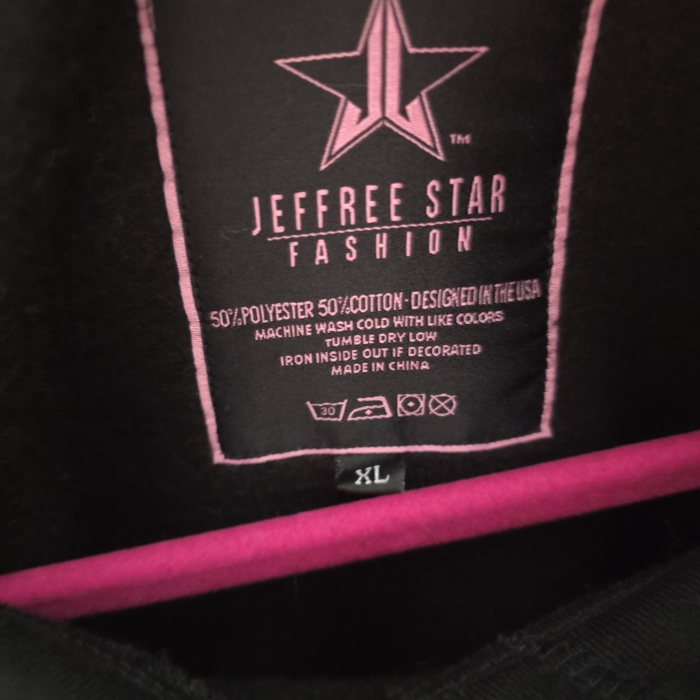 Jeffree Star Cosmetics Rainbow Embroidered Limited Edition Hoodie - Picture 4 of 4